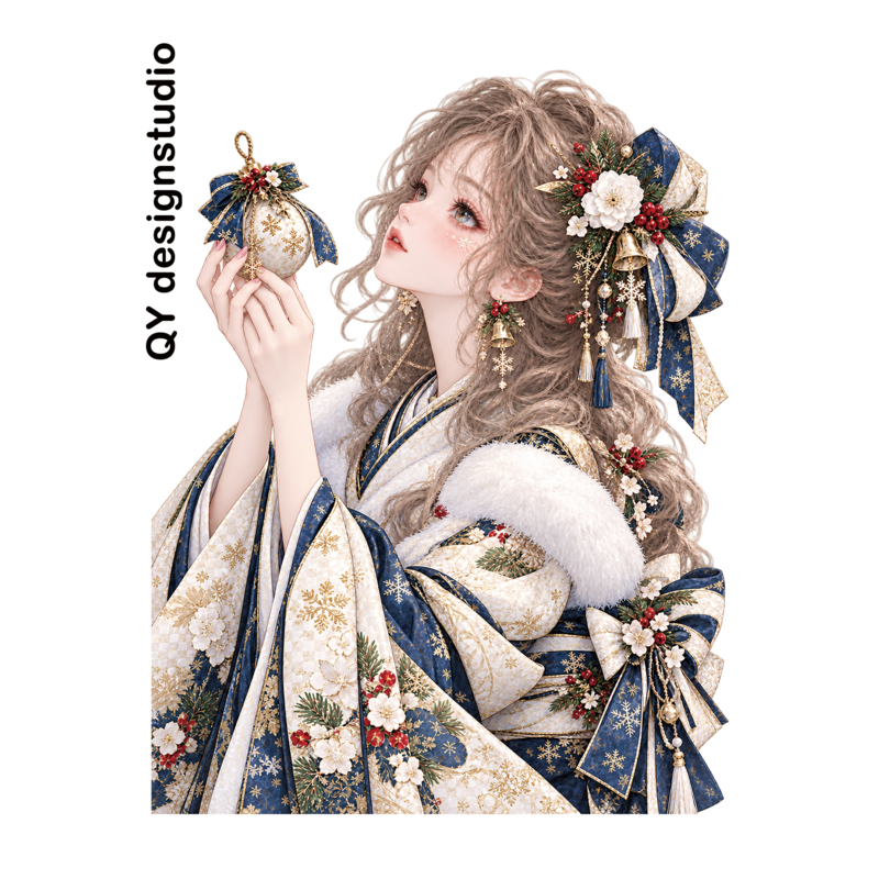 QYstudio10月新作ステッカーQセット5種類5枚