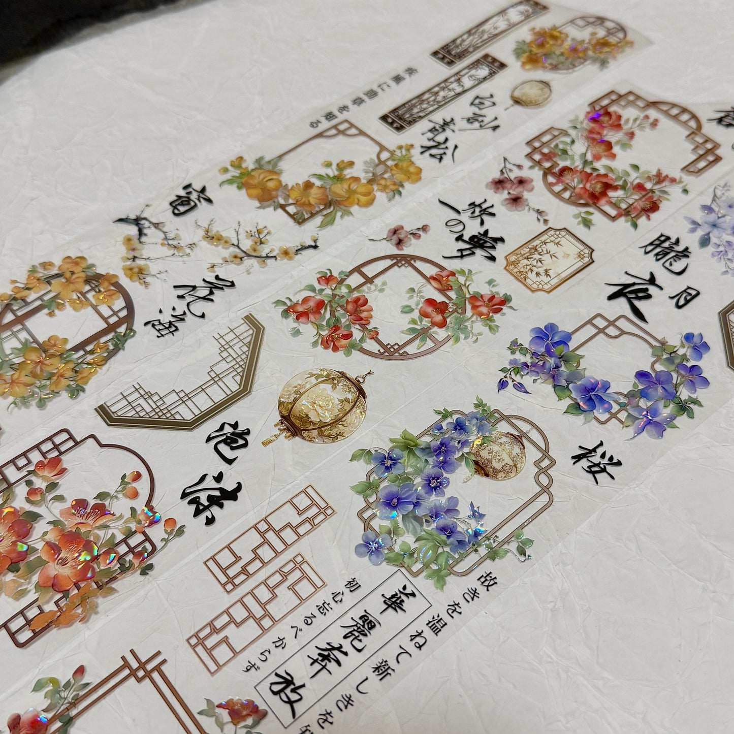 QYマステ6月新作◆花海小窓 貝殻光