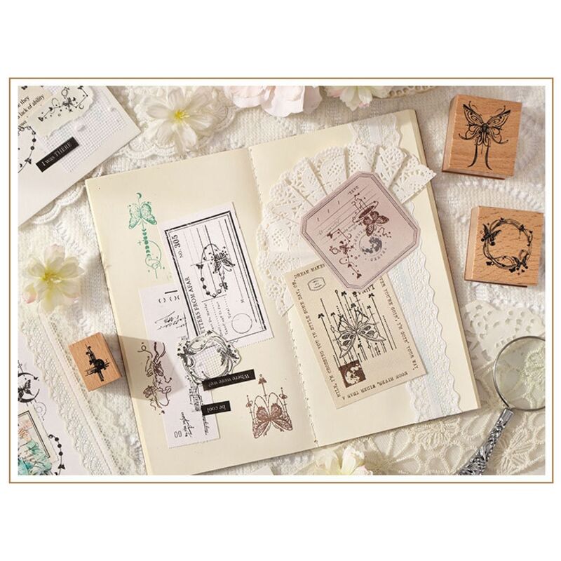 【スタンプ】蝶旅笔记8種類セット