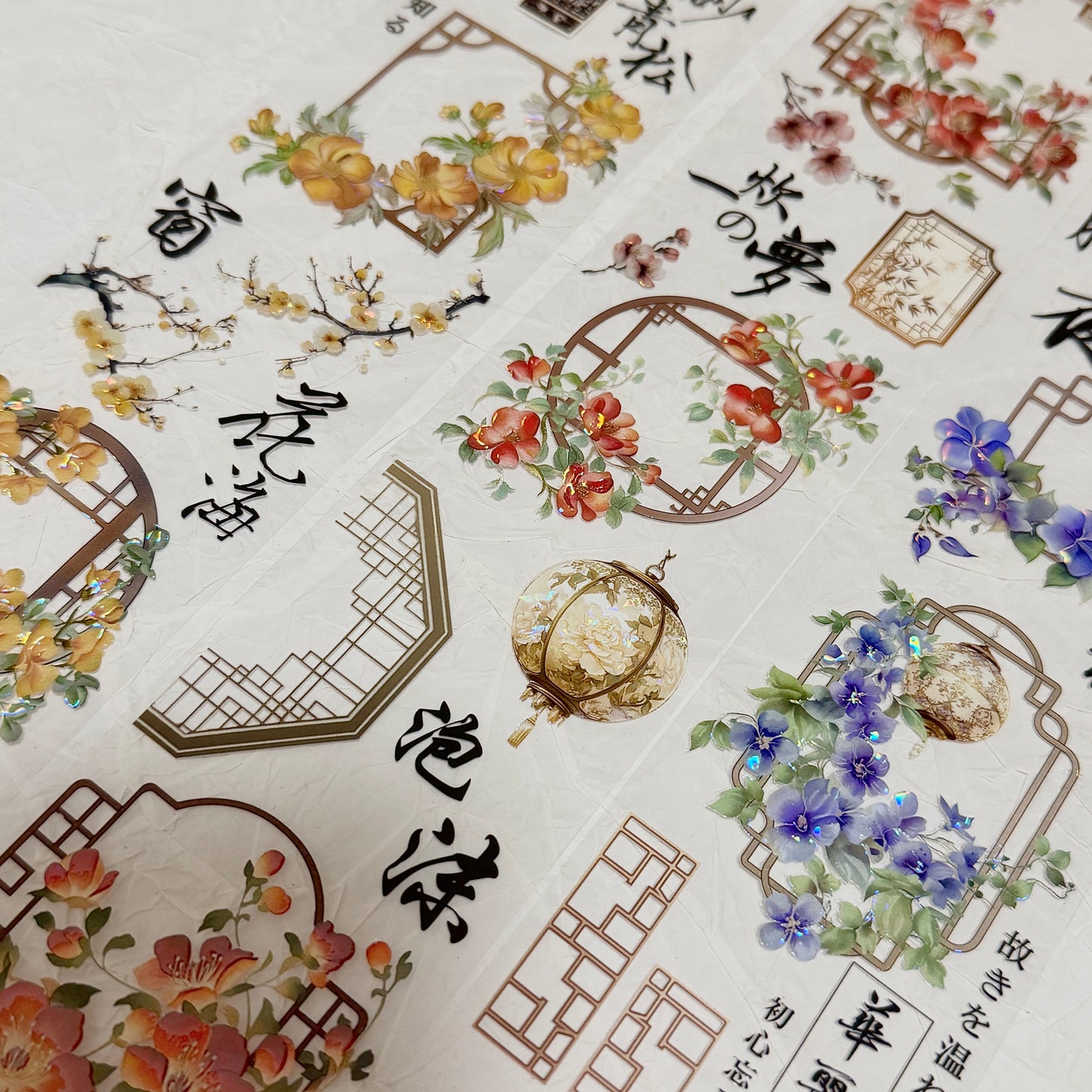 QYマステ6月新作◆花海小窓 貝殻光