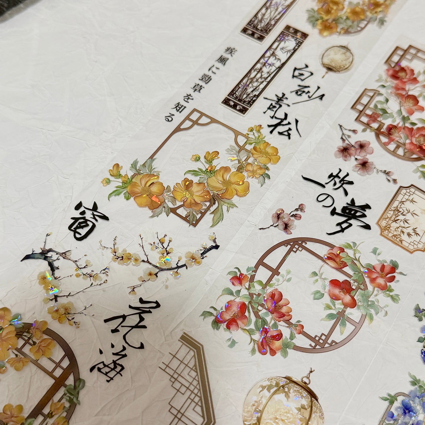 QYマステ6月新作◆花海小窓 貝殻光