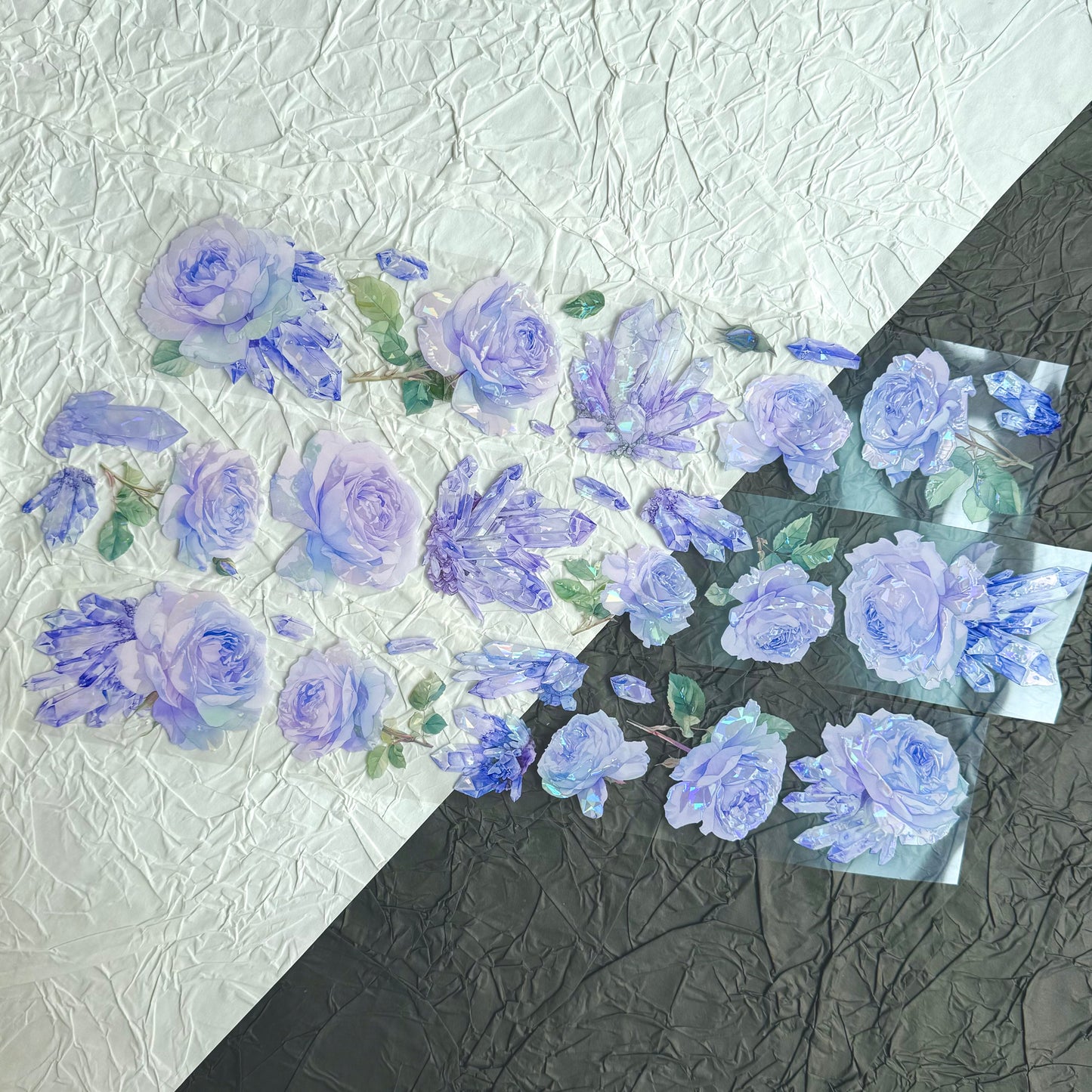 QYマステ11月新作Amethyst(紫水晶) 6cm×5M 貝殻光