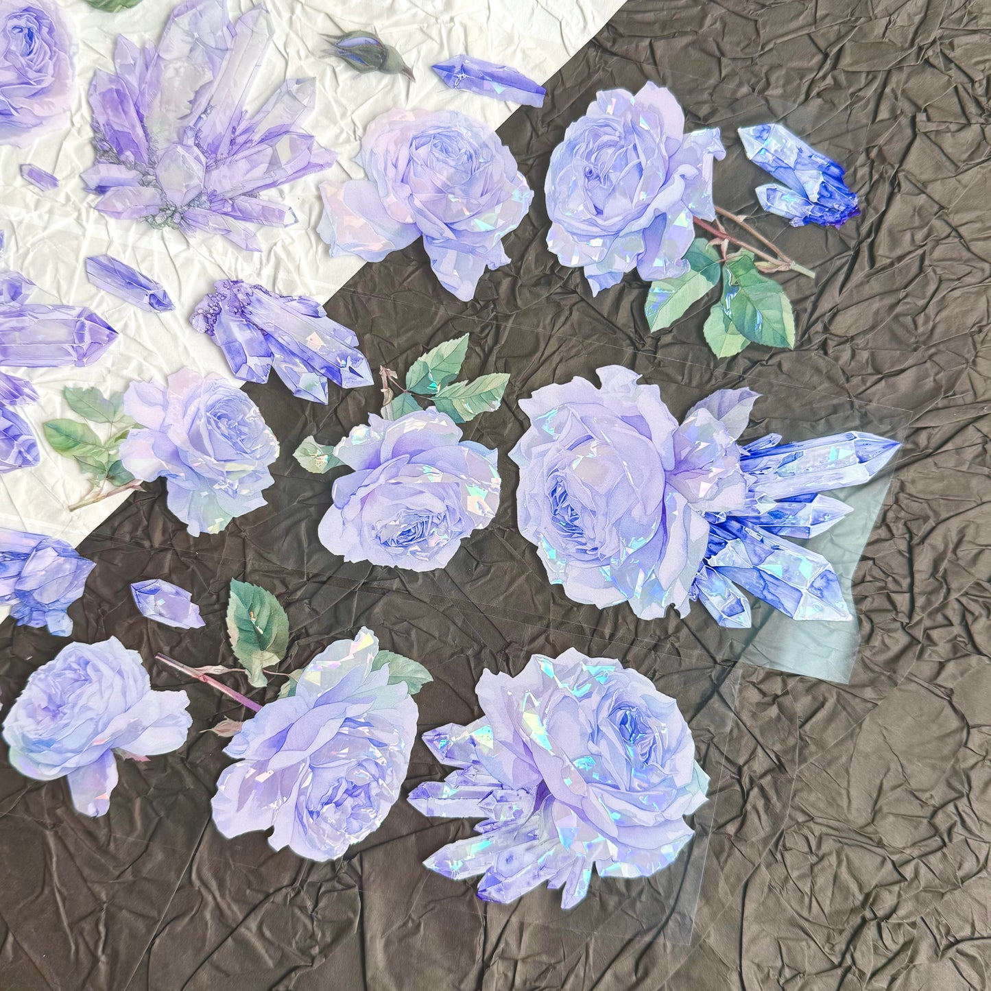 QYマステ11月新作Amethyst(紫水晶) 6cm×5M 貝殻光