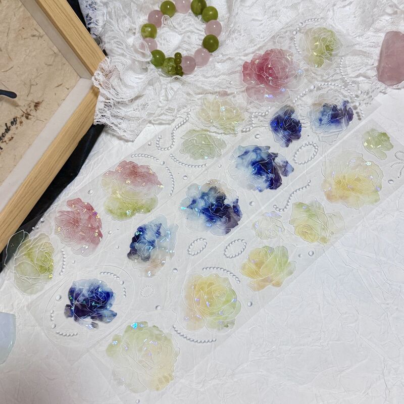 【復刻】QYマステ10月Candy Rose(復刻) 6cm×5M 貝殻光