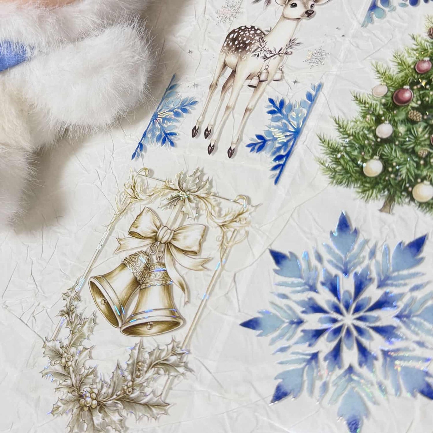 QYマステ11月新作Christmas snow  貝殻銀