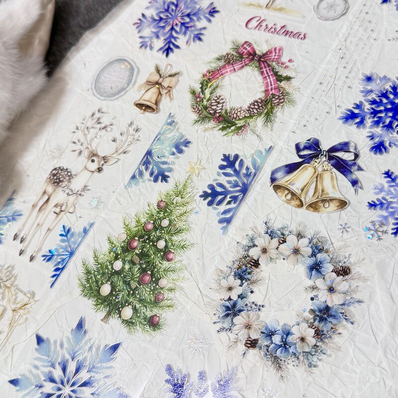 QYマステ11月新作Christmas snow  貝殻銀