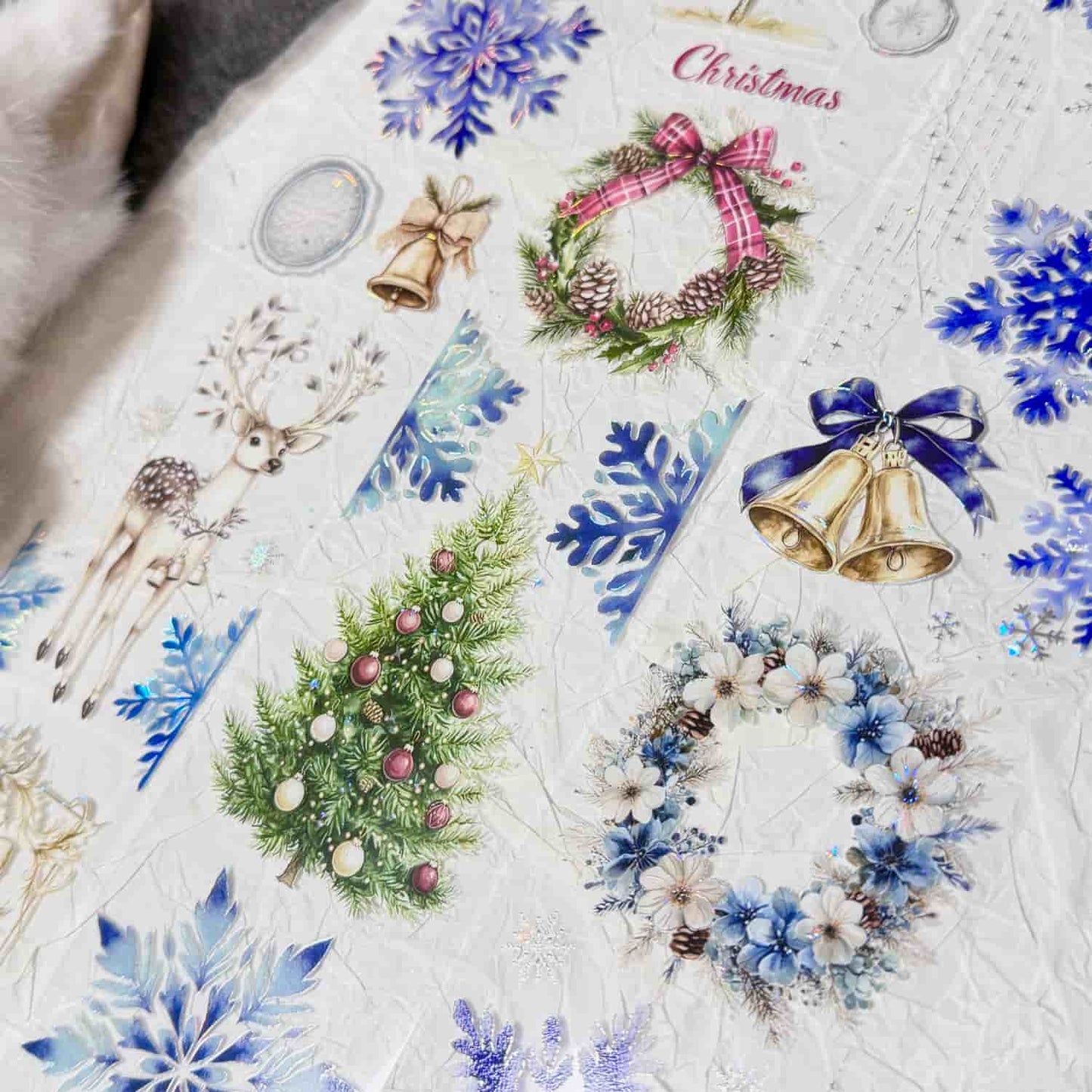 QYマステ11月新作Christmas snow  貝殻銀