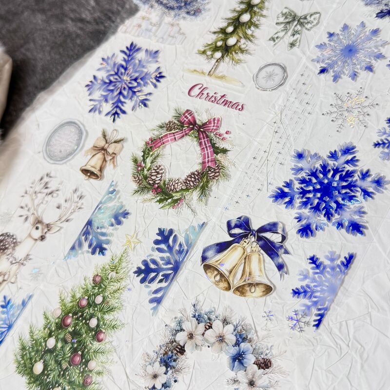 QYマステ11月新作Christmas snow  貝殻銀
