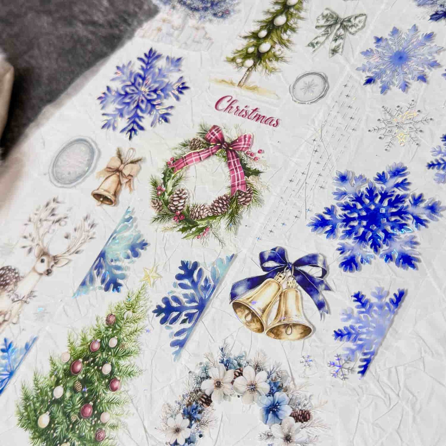 QYマステ11月新作Christmas snow  貝殻銀
