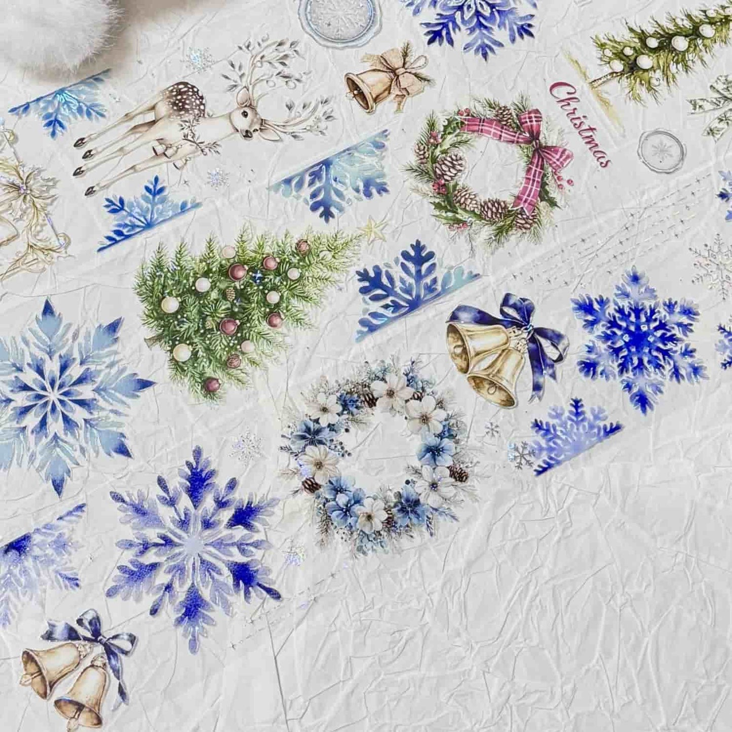 QYマステ11月新作Christmas snow  貝殻銀