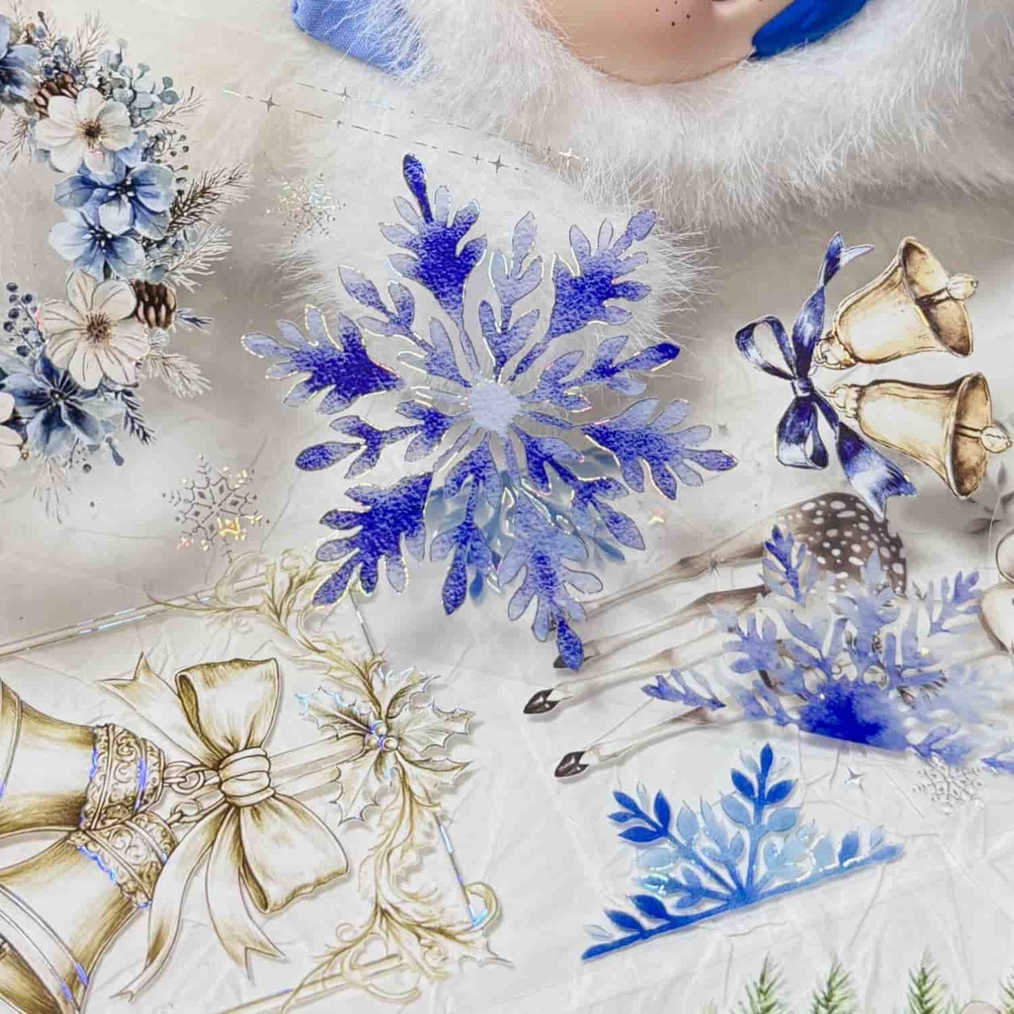 QYマステ11月新作Christmas snow  貝殻銀