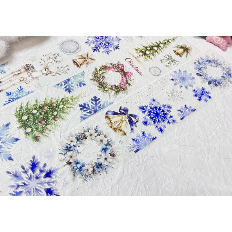 QYマステ11月新作Christmas snow  貝殻銀