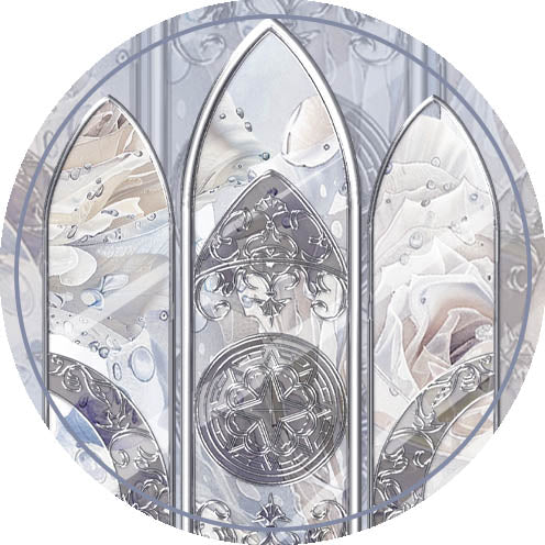 QYマステ8月新作☆French windows-White 貝殻光