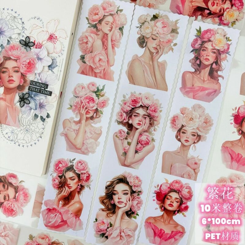 JDSZマステ繁花 6cm×10M(100cmループ)PET