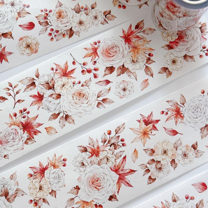 KKYマステ【枫林晚】6cm×5M(100cmループ)PET