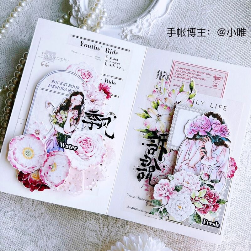 KKYマステ【粉花集】5.5cm×5M(100cmループ)PET