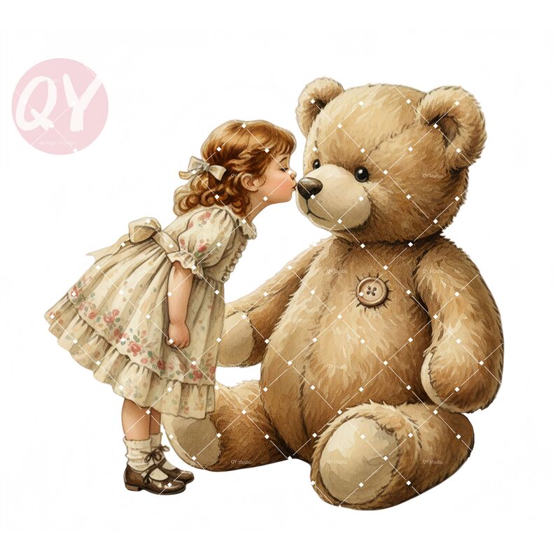 QY studio12月ステッカーLOVE MY BEAR 25枚