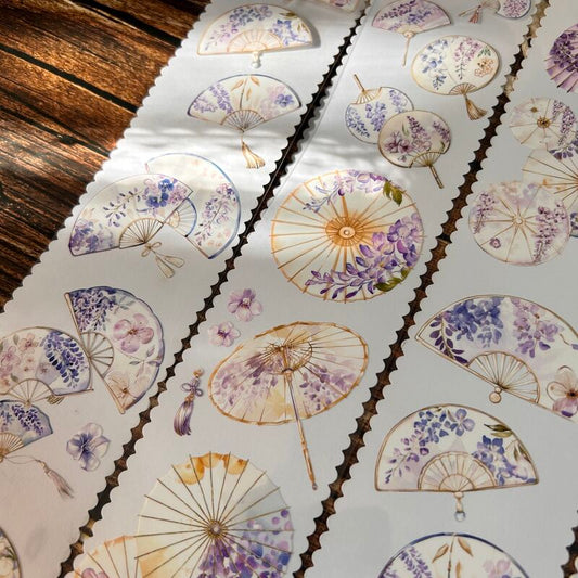 QYマステ4月新作Lavender day 6cm×5M PET