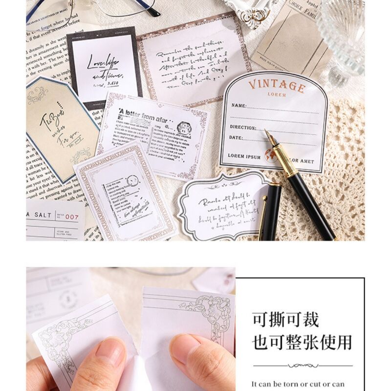 ZABCコラージュペーパー素材セット怀旧便签