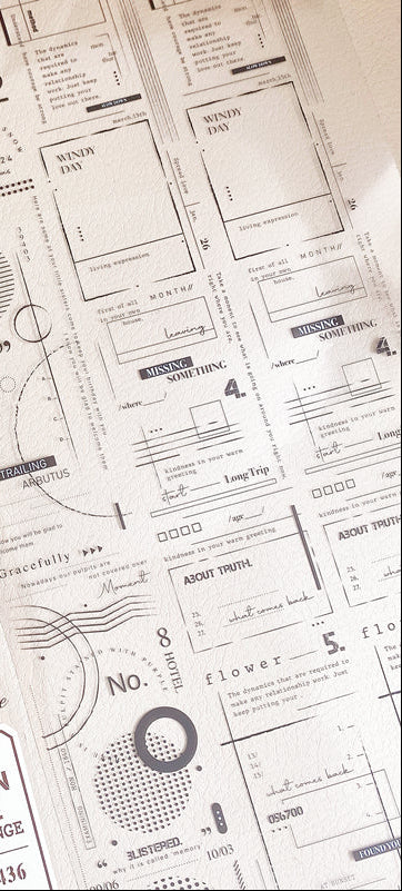 JDSZマステ打底线条 5cm×10M(100cmループ)PET