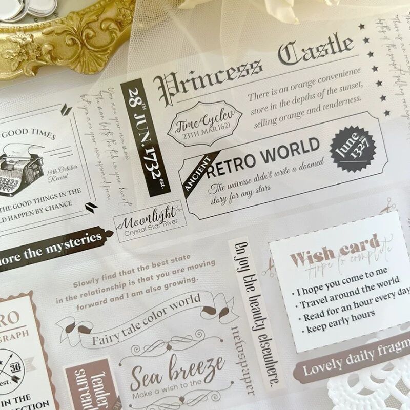 YMWマステ复古小调 棕 PET