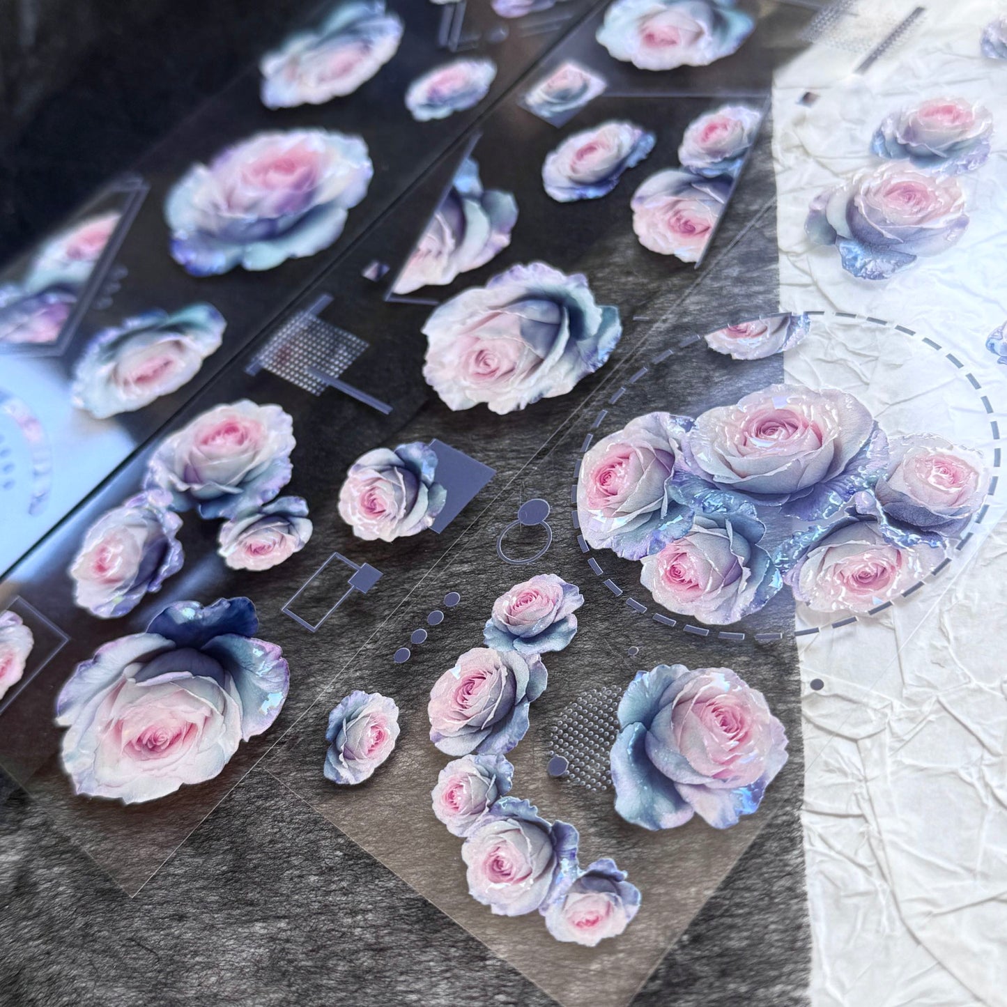 QYマステ7月新作♡Rosy violet 貝殻光