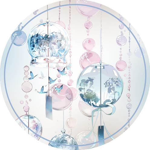 QYマステ8月新作☆Wind bell-5colors 貝殻光