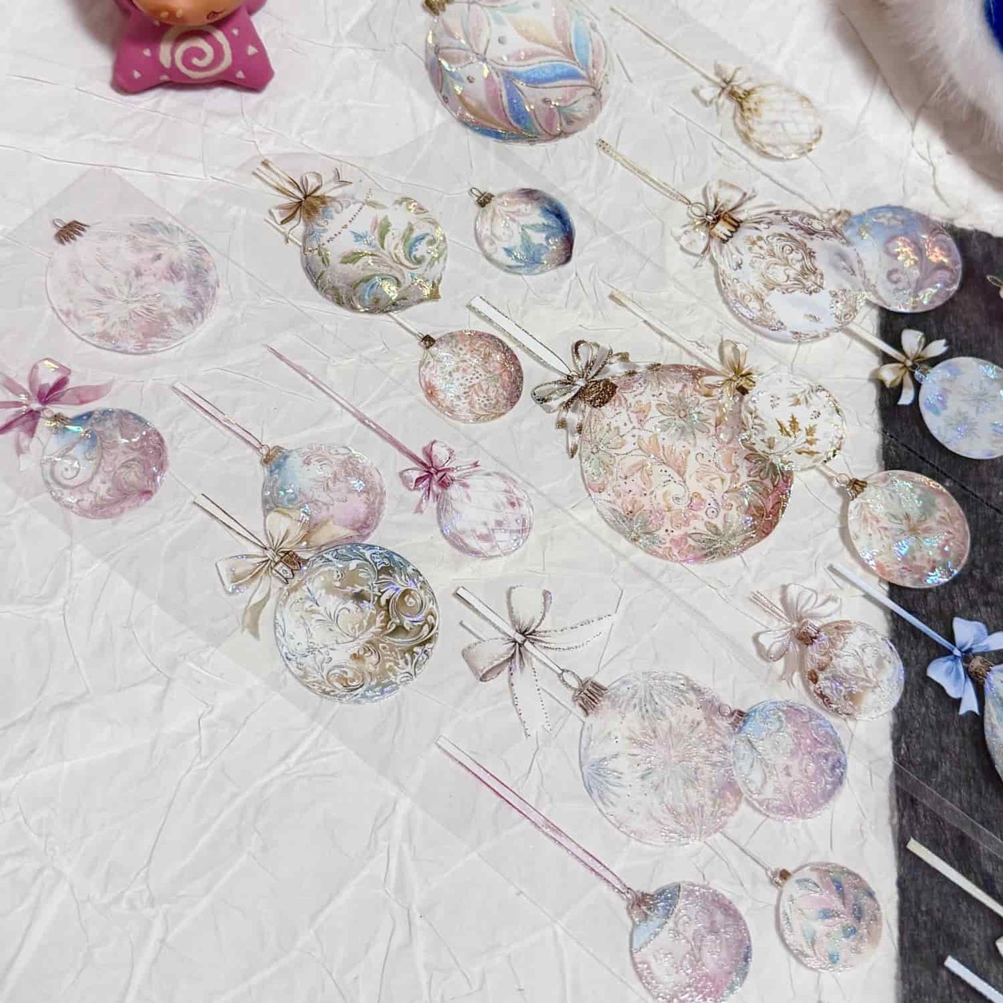 QYマステ11月新作elegant baubles 貝殻光