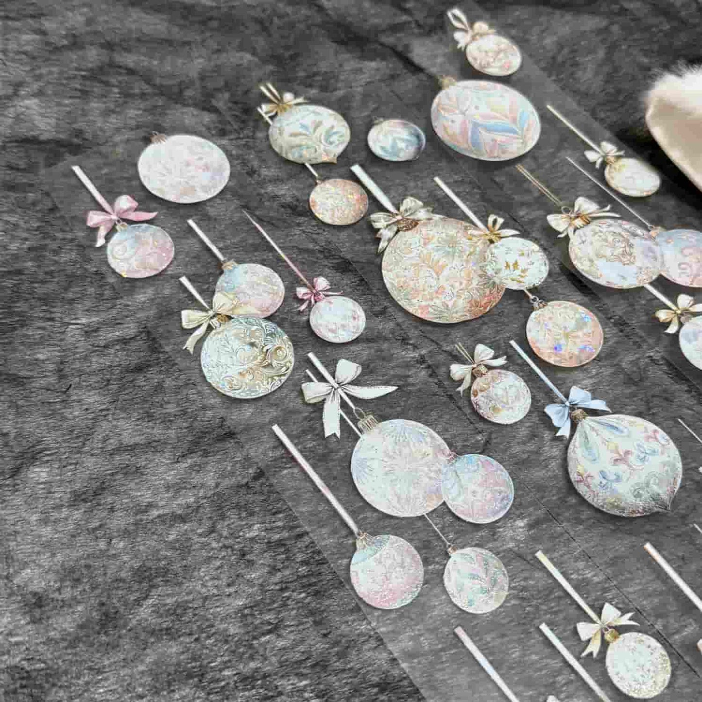 QYマステ11月新作elegant baubles 貝殻光