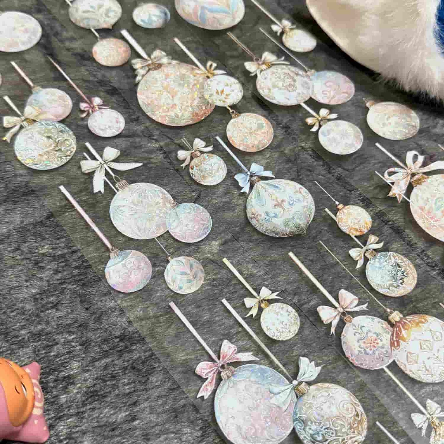 QYマステ11月新作elegant baubles 貝殻光