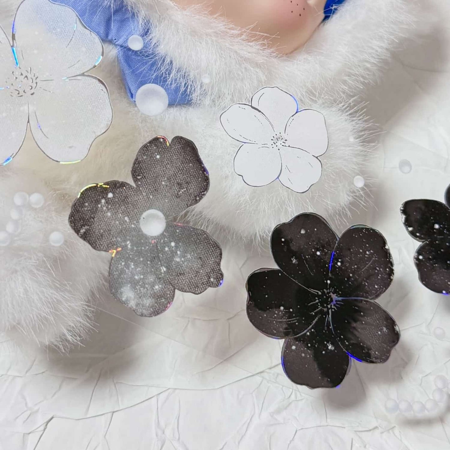 QYマステ11月新作floral galaxy  貝殻銀