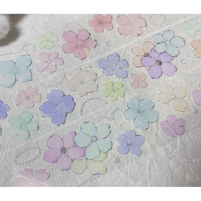 QYマステ11月新作floral rainbow  貝殻銀