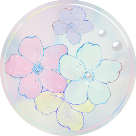 QYマステ11月新作floral rainbow  貝殻銀