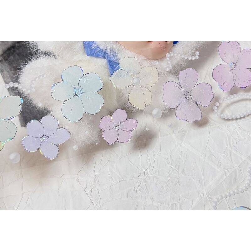 QYマステ11月新作floral rainbow  貝殻銀