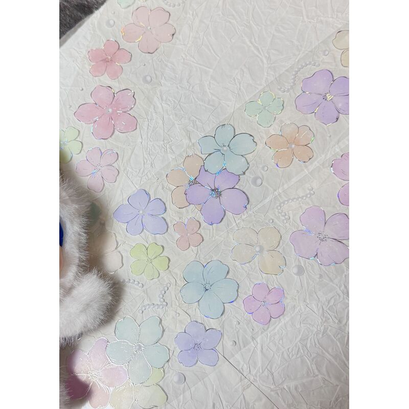QYマステ11月新作floral rainbow  貝殻銀