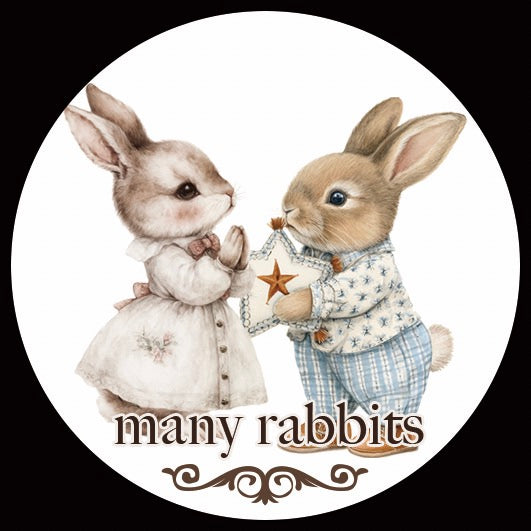 QYマステ8月新作☆many rabbits PET