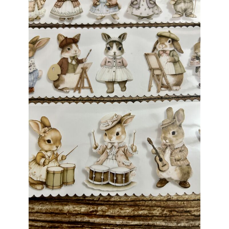 QYマステ8月新作☆many rabbits PET