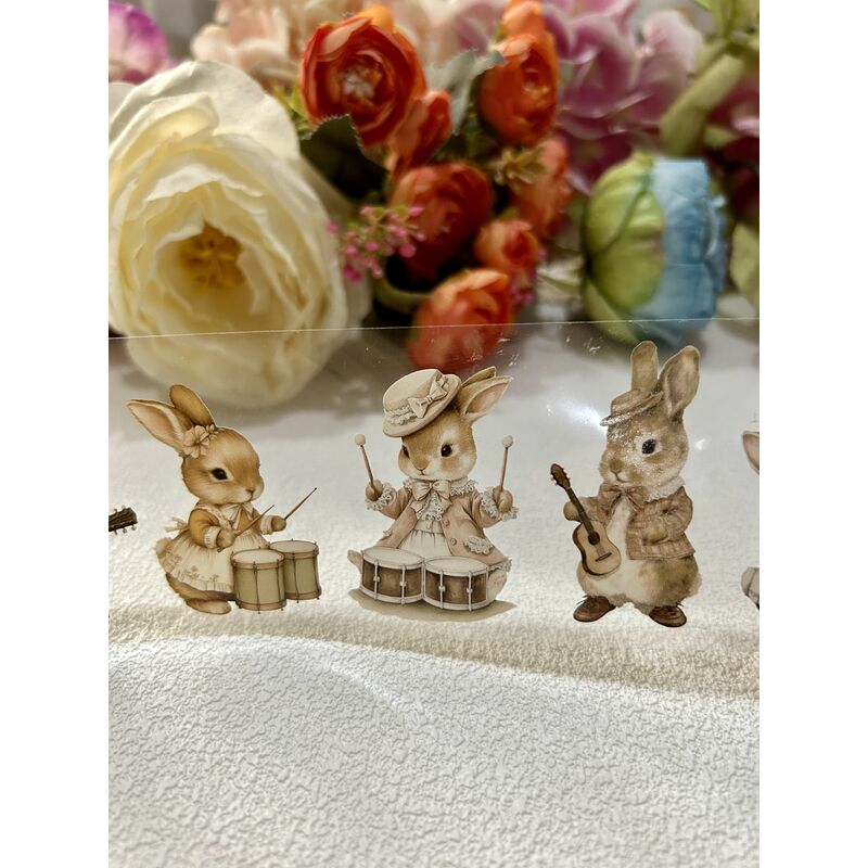 QYマステ8月新作☆many rabbits PET