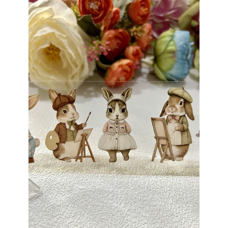 QYマステ8月新作☆many rabbits PET