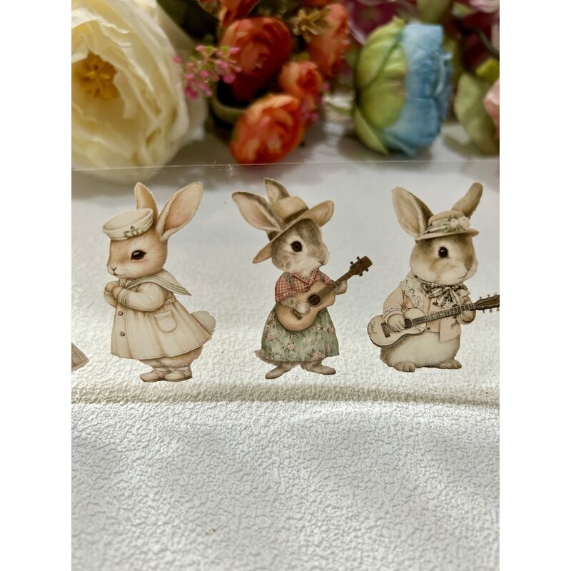 QYマステ8月新作☆many rabbits PET