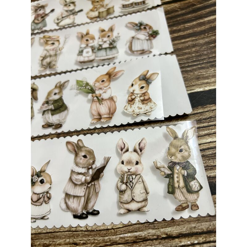 QYマステ8月新作☆many rabbits PET