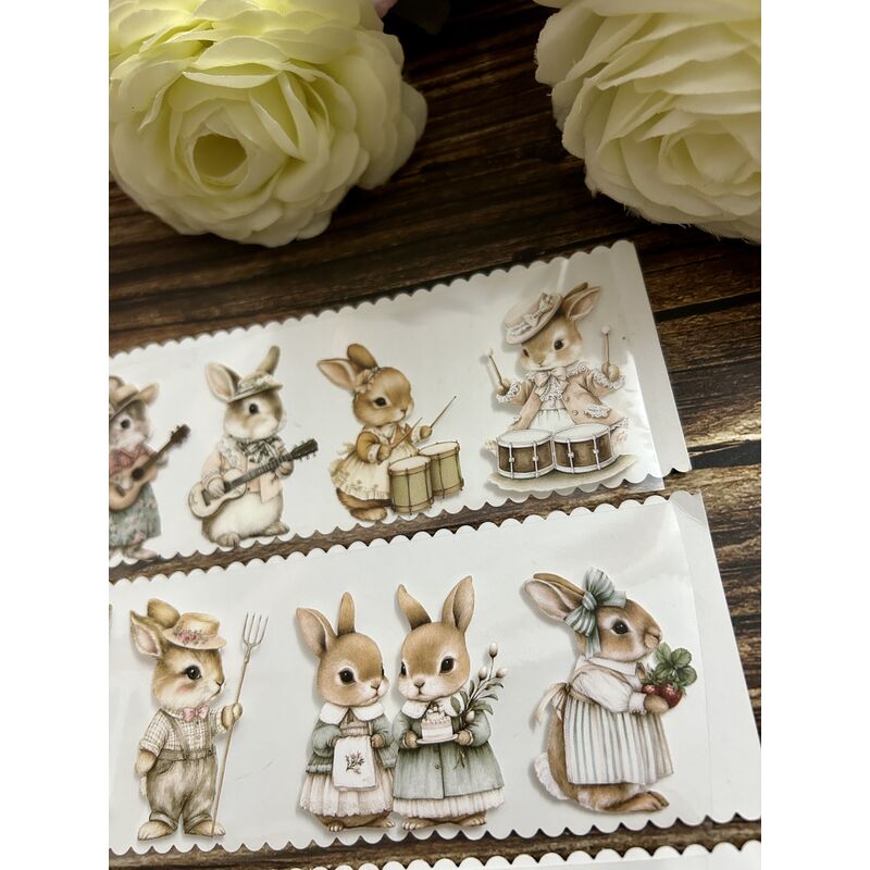 QYマステ8月新作☆many rabbits PET