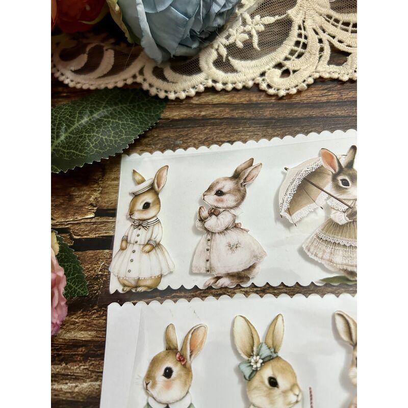 QYマステ8月新作☆many rabbits PET