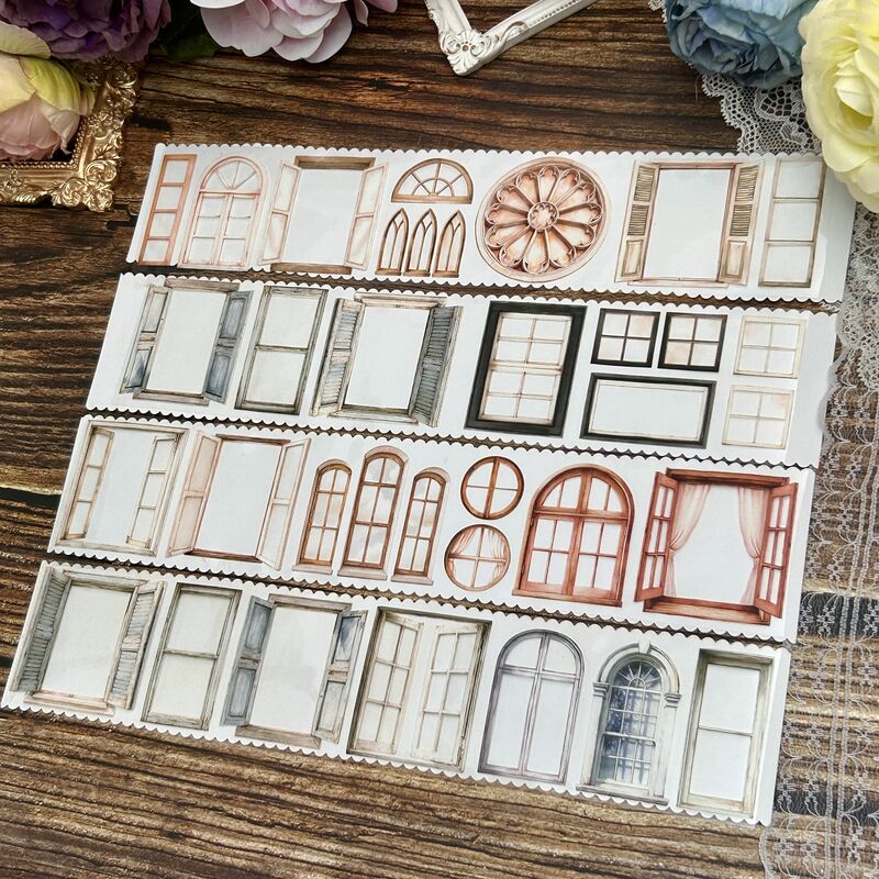 QYマステ11月新作wooden window PET