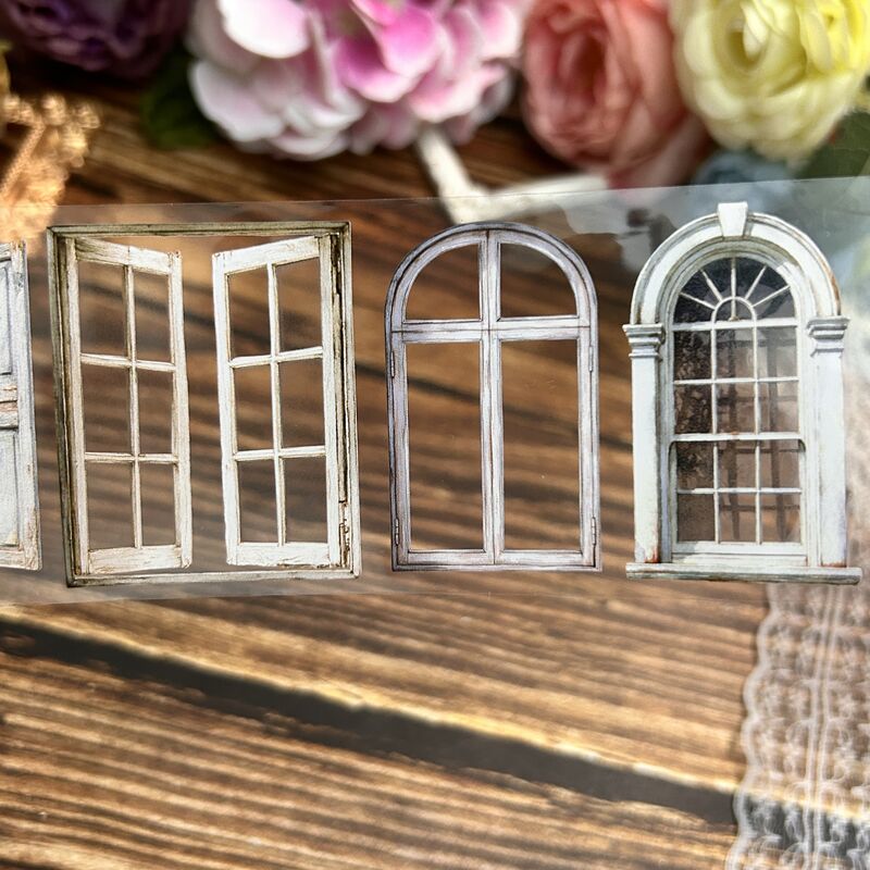 QYマステ11月新作wooden window PET