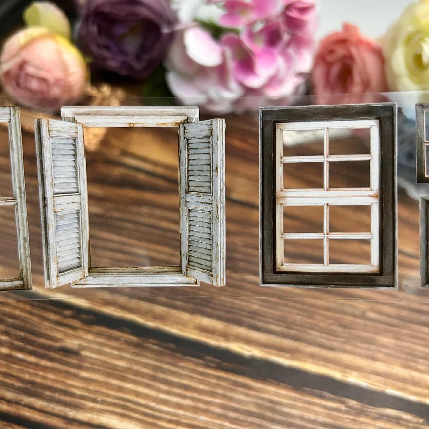 QYマステ11月新作wooden window PET