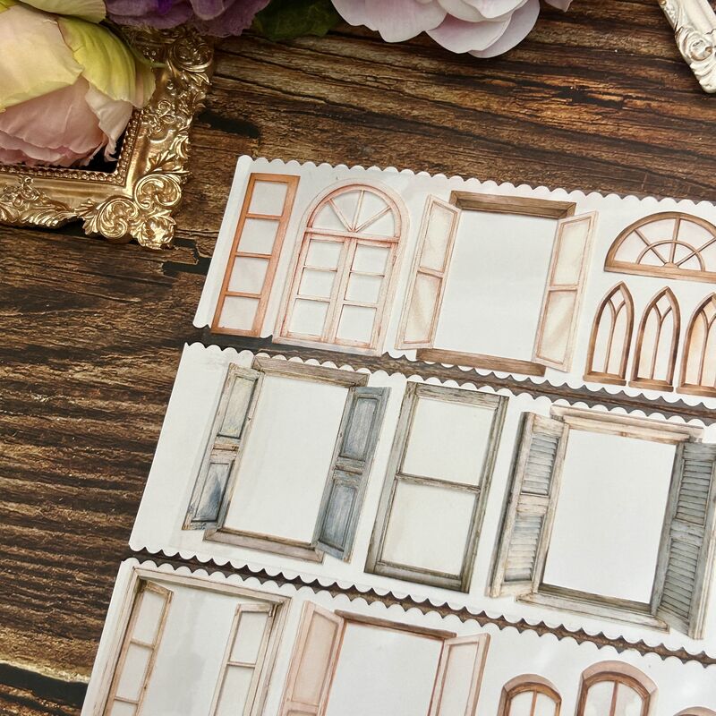 QYマステ11月新作wooden window PET