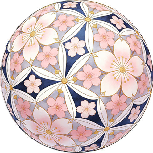 QYマステ5月新作 四季手毬‐雅 6cm×5M 貝殻光