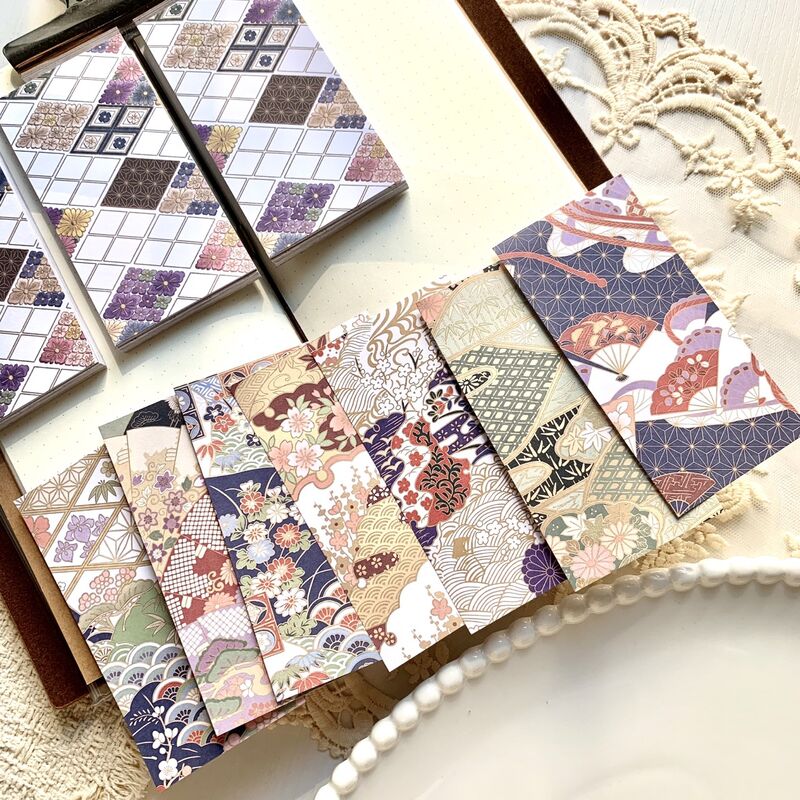 QYstudio9月新作 和素材ブック第二弾（5×10cm）50PC