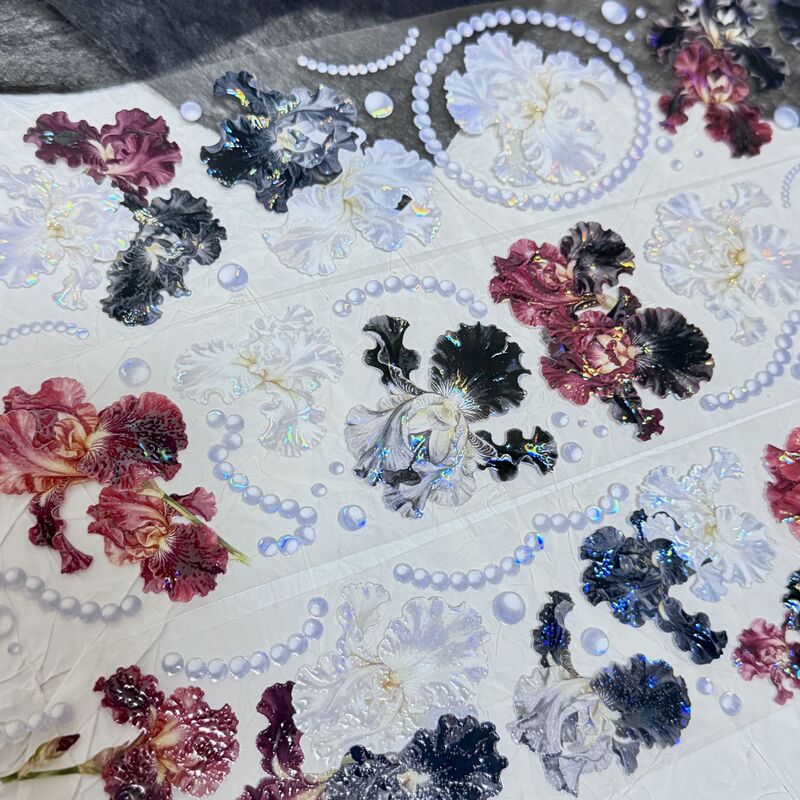 QYマステ10月新作アイリス 6cm×5M 貝殻光